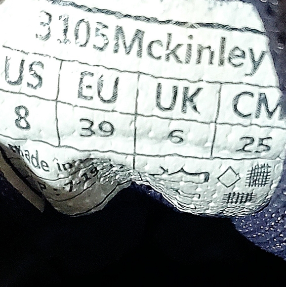 UNWORN VIONIC MCKINLEY 3105 HIKING/TRAIL RUNNING SHOES. WOMENS Sz:8 BLACK/GREY - Picture 10 of 16